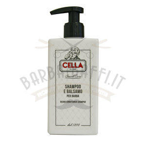 Shampoo e Balsamo per Barba Cella 200 ml.