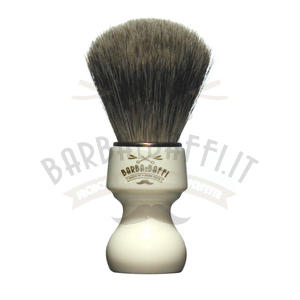 Pennello Barba Ciuffo Best Badger BarbaeBaffi Manico Avorio 33354