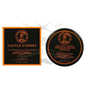 Crema da Barba Cedro e Sandalo Castle Forbes 200 ml