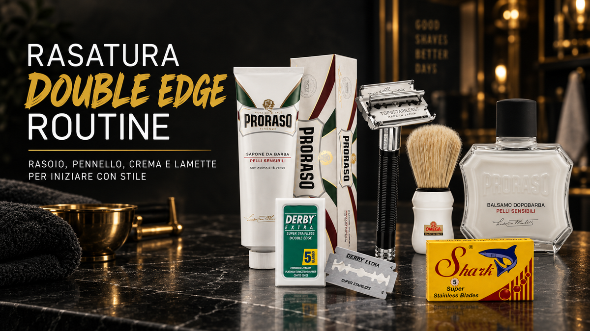 Rasoio di sicurezza Double Edge: guida completa per iniziare la rasatura tradizionale