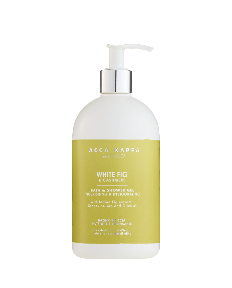 Bath e Shower Gel Whithe Fig e Cashmere Acca Kappa 500 ml