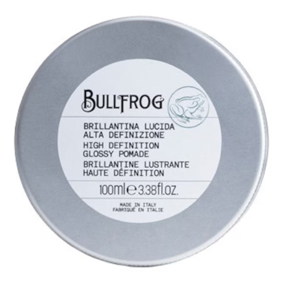 Brillantina Lucida Alta Definizione Vaso Alluminio Bullfrog 100 ml