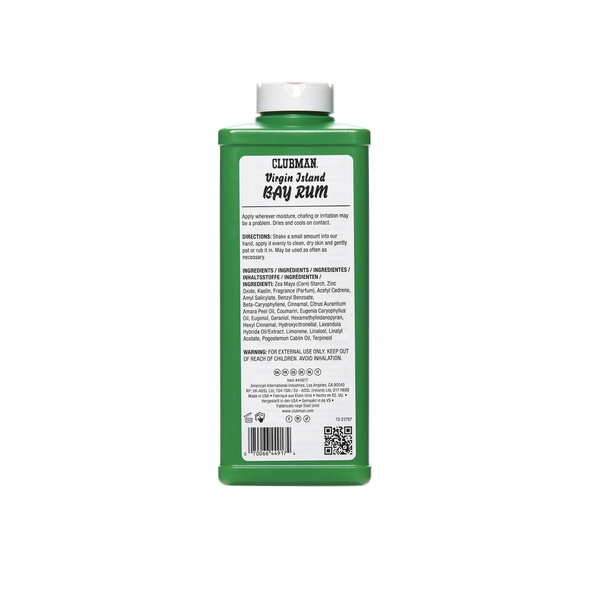 Talco Bay Rum Clubman 255 gr