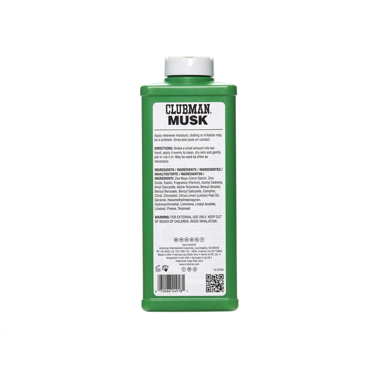 Talco Musk Clubman 355 gr