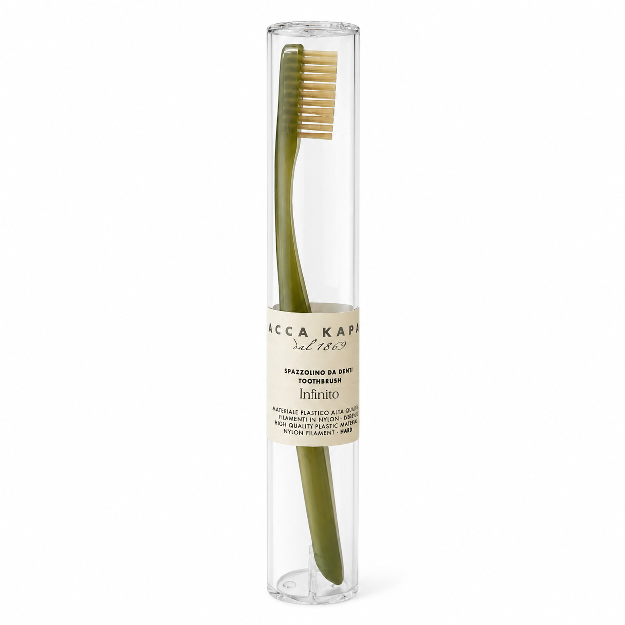 Spazzolino da Denti Infinito Nylon Hard Verde Acca Kappa