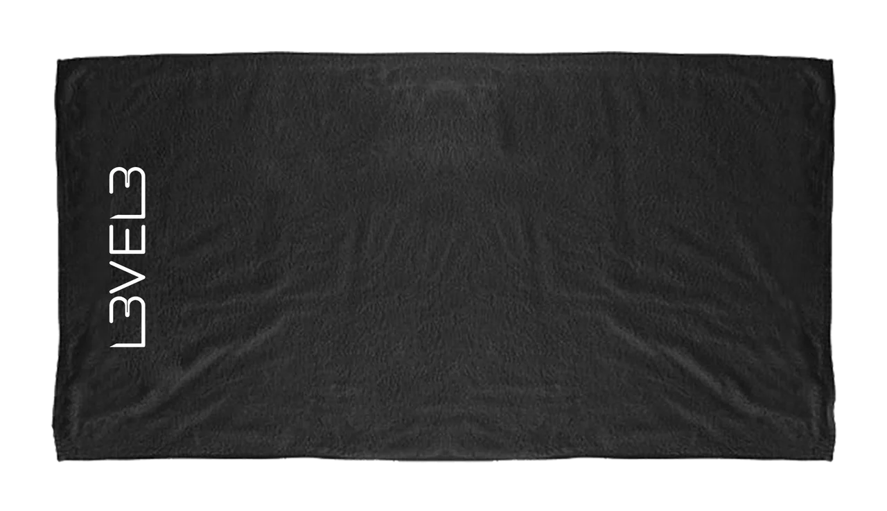 Asciugamano Professionale Nero Level 3