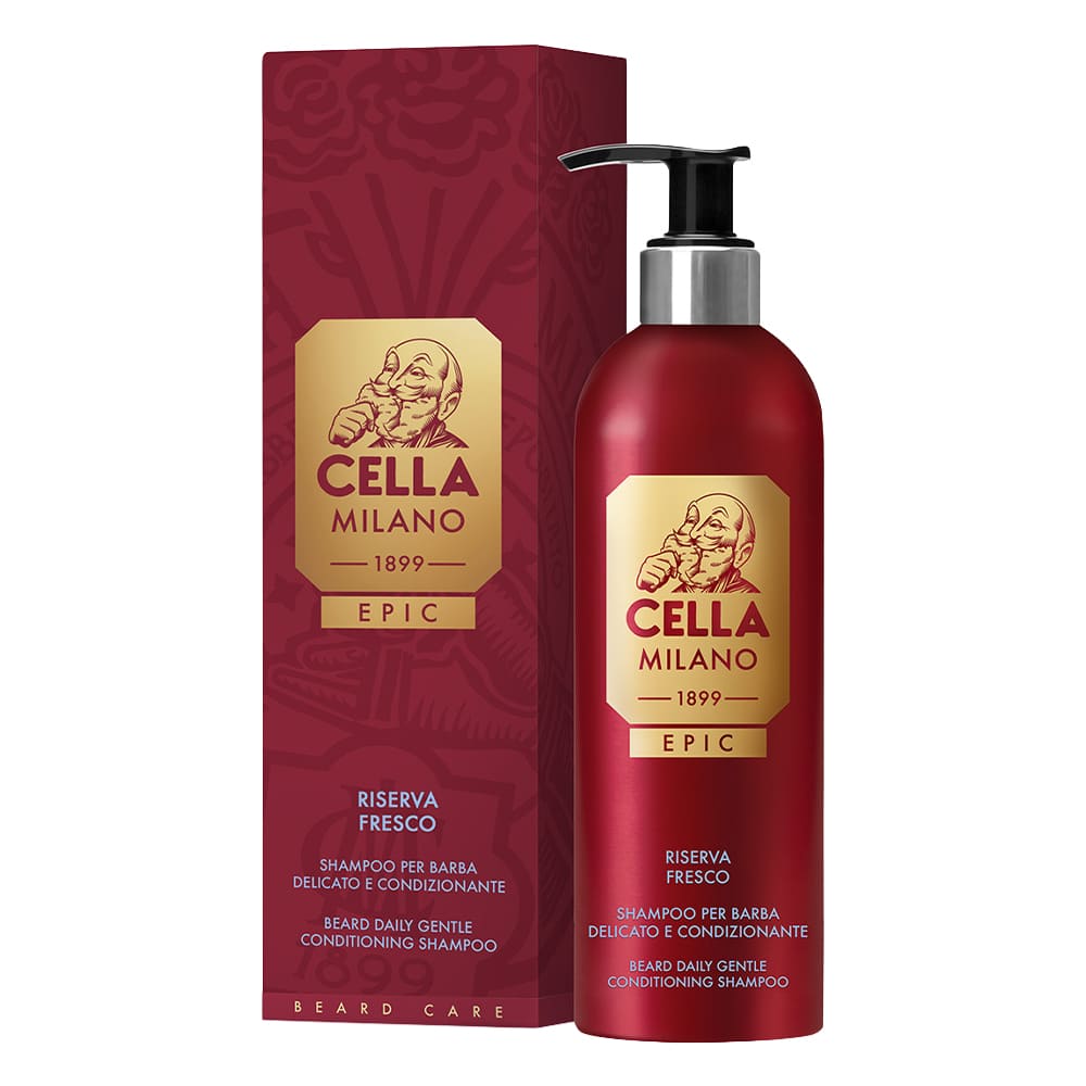 Shampoo Barba Delicato e Condiz. Riserva Fresco Beard Care Cella 175 ml.