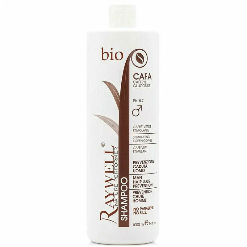 Shampoo Bio Nature CAFA prevenzione caduta Uomo Raywell 1000 ml.