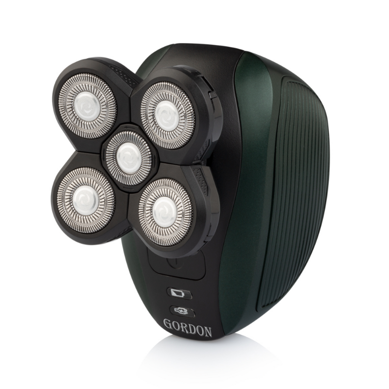 Rasoio Elettrico per Testa 5 Testine Rotanti Head Shaver Gordon B515