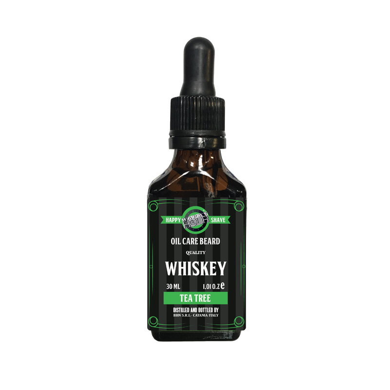 Olio da Barba Oil Care Whiskey Tea Tree 50 ml