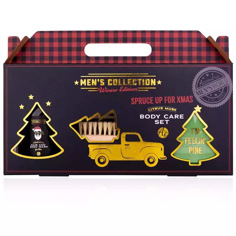 Set Bagno Uomo Men's CollectionShower Gel Saponetta Spazzolino Unghie
