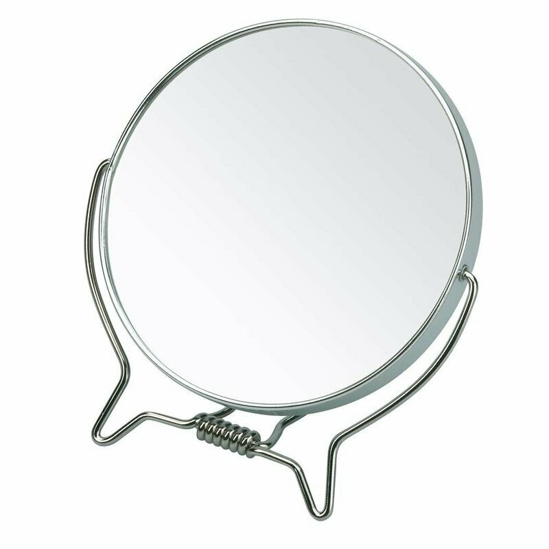 Specchio Rotondo Doppia Lente x3 Ingrandimenti bordo Metallo 0130831
