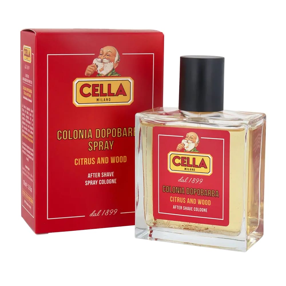 Colonia Dopobarba Spray Citrus and Wood Cella 100 ml