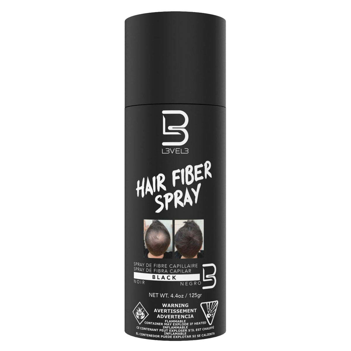 Fibre Spray per Capelli Black L3VEL3 125 gr