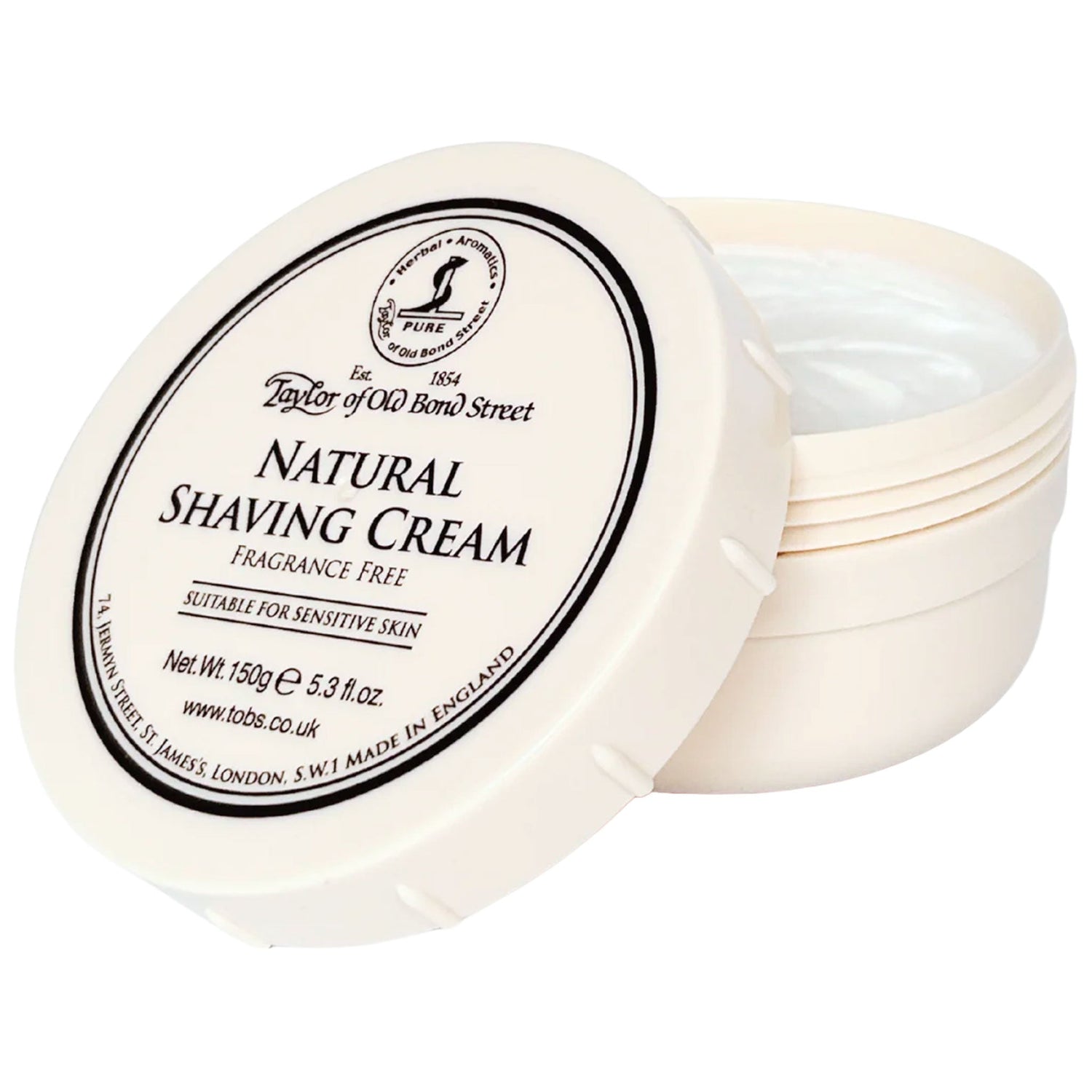 Crema da Barba Natural Taylor Ciotola 150 gr