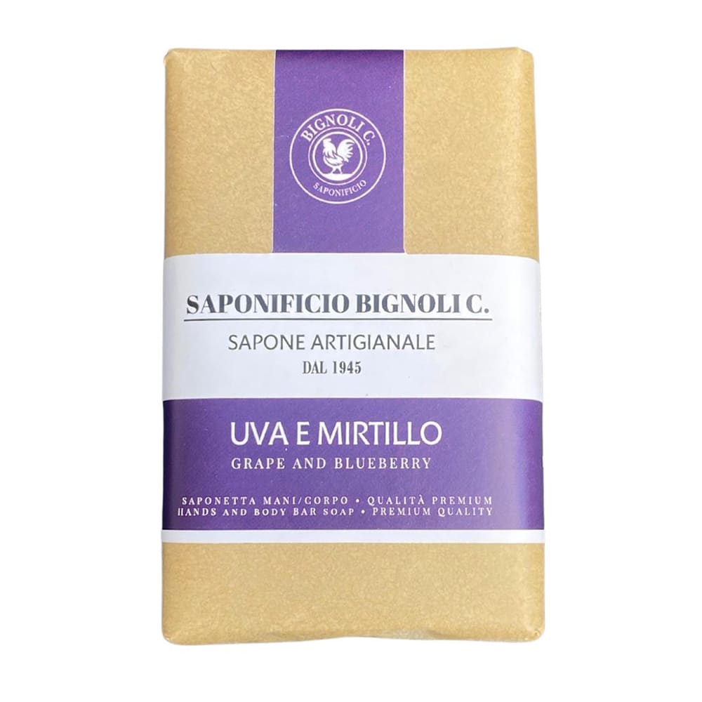 Saponetta Artigianale Uva e Mirtillo Saponificio Bignoli 150 g