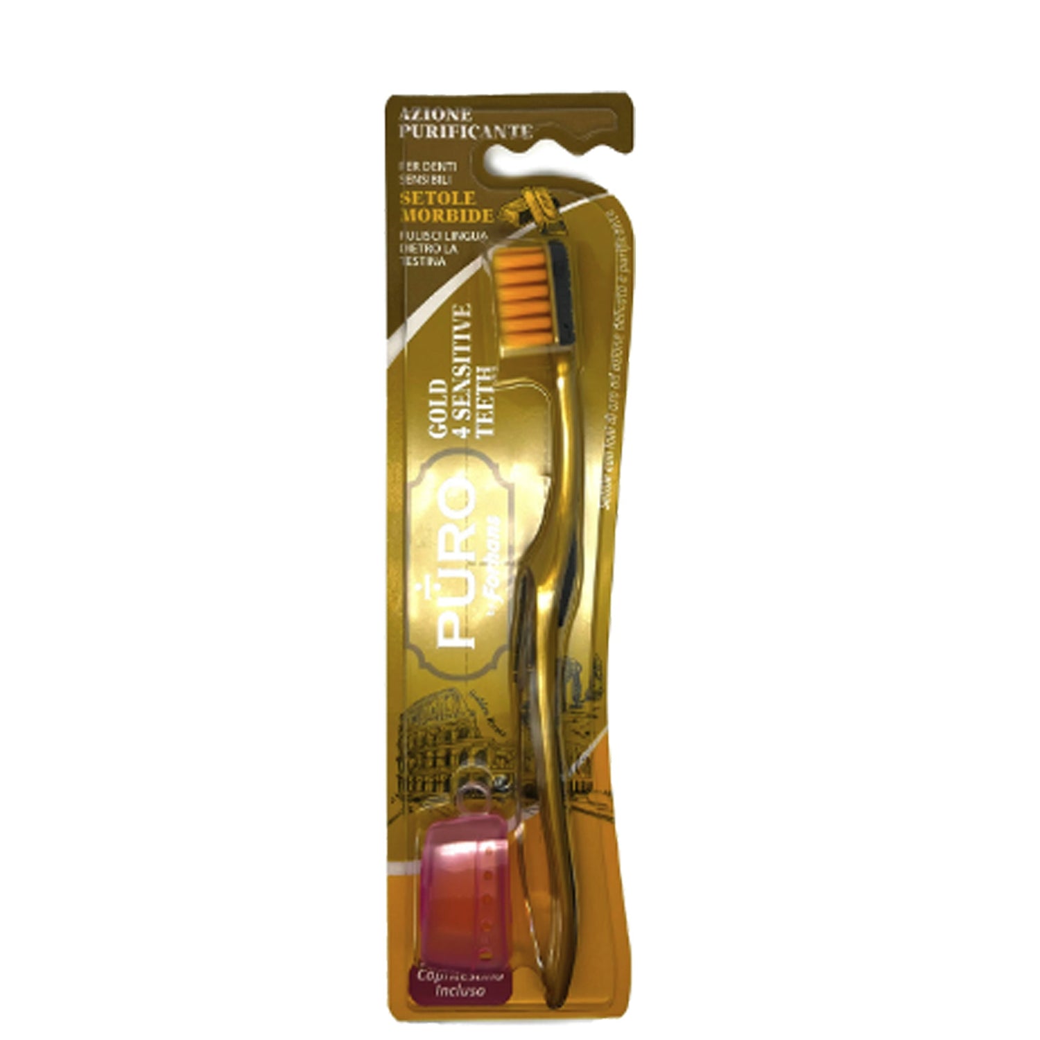 Spazzolino Denti Purificante Gold 4 Sensitive Teeth denti sensibili Puro
